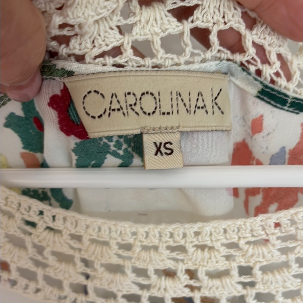 Carolina K Multicolor Crochet Dress